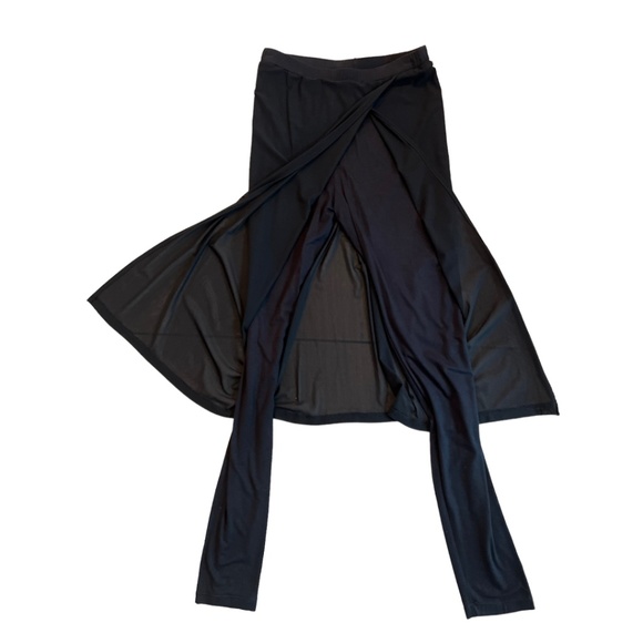 Meesh Pants - Meesh Two-in-one Leggings with Skirt, Size Large